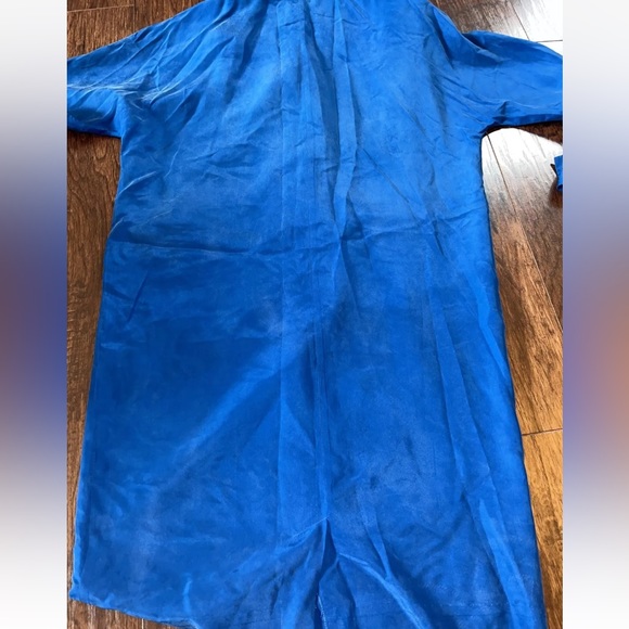 Vintage Gillian Silk Blue Dress - Picture 7 of 7
